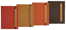 Custom Elastic Closure Recycled Leather Journals