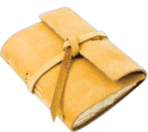 Leather Bound Wrap Notebook Journal